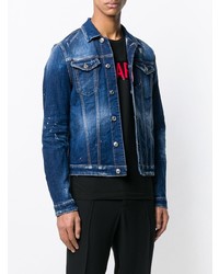 Мужская синяя джинсовая куртка от DSQUARED2