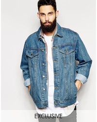 Мужская синяя джинсовая куртка от Reclaimed Vintage
