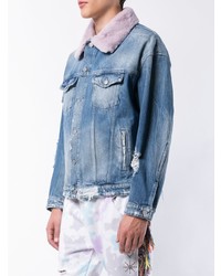 Мужская синяя джинсовая куртка от Alchemist