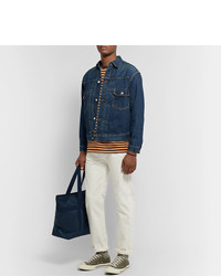 Мужская синяя джинсовая куртка от orSlow