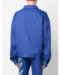 Мужская синяя джинсовая куртка от Moschino