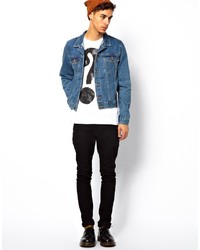 Мужская синяя джинсовая куртка от Cheap Monday