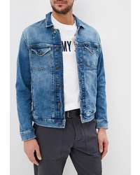 Мужская синяя джинсовая куртка от Tommy Jeans