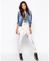 Женская синяя джинсовая куртка от Diesel