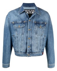 Мужская синяя джинсовая куртка от VERSACE JEANS COUTURE