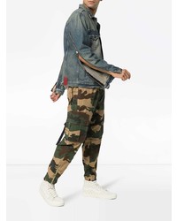 Мужская синяя джинсовая куртка от 424