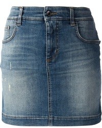 Синяя джинсовая мини-юбка от Dolce & Gabbana