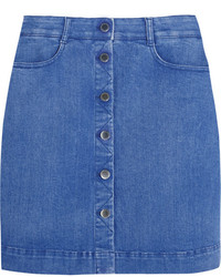 Синяя джинсовая мини-юбка от Stella McCartney