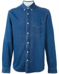 Мужская синяя джинсовая рубашка от Acne Studios