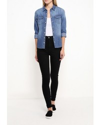 Женская синяя джинсовая рубашка от BlendShe