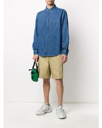 Мужская синяя джинсовая рубашка от Acne Studios