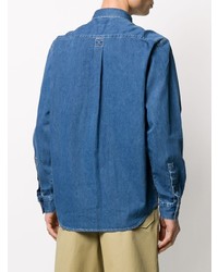 Мужская синяя джинсовая рубашка от Acne Studios