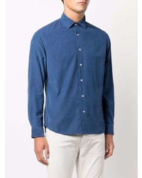 Мужская синяя джинсовая рубашка от Altea