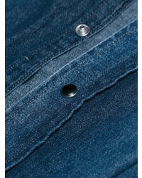 Мужская синяя джинсовая рубашка от Saint Laurent