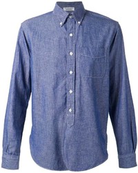 Мужская синяя джинсовая рубашка от Engineered Garments