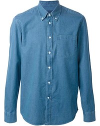 Мужская синяя джинсовая рубашка от Etudes Studio