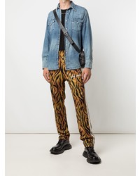 Мужская синяя джинсовая рубашка от R13