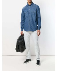 Мужская синяя джинсовая рубашка от Notify