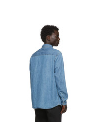 Мужская синяя джинсовая рубашка от Saturdays Nyc
