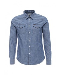 Мужская синяя джинсовая рубашка от Lee