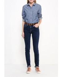 Женская синяя джинсовая рубашка от Levi's