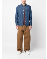 Мужская синяя джинсовая рубашка от Levi's