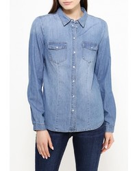 Женская синяя джинсовая рубашка от Only