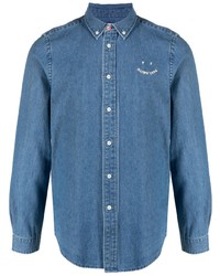 Мужская синяя джинсовая рубашка от Paul Smith