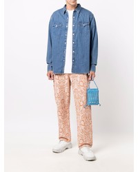 Мужская синяя джинсовая рубашка от Levi's