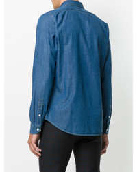 Мужская синяя джинсовая рубашка от Paul Smith