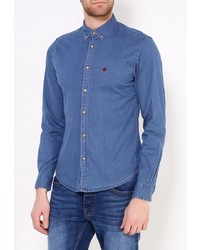 Мужская синяя джинсовая рубашка от SPRINGFIELD
