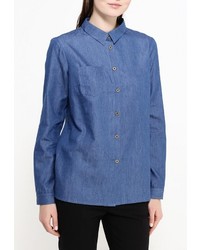 Женская синяя джинсовая рубашка от Yarmina