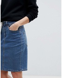 Синяя джинсовая юбка-карандаш от Vero Moda