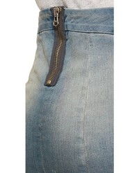 Синяя джинсовая юбка-карандаш от NSF