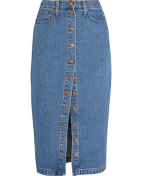 Синяя джинсовая юбка от Madewell