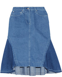 Синяя джинсовая юбка от Sacai