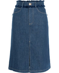 Синяя джинсовая юбка от See by Chloe