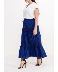 Синяя длинная юбка от Indiano Natural