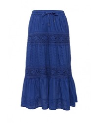 Синяя длинная юбка от Indiano Natural