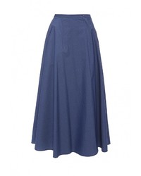 Синяя длинная юбка от Parole by Victoria Andreyanova