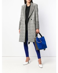 Синяя замшевая сумка-мешок от Givenchy