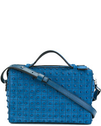 Женская синяя замшевая сумка от Tod's