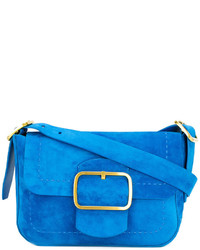 Женская синяя замшевая сумка от Tory Burch