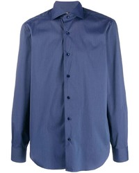 Мужская синяя классическая рубашка от Barba