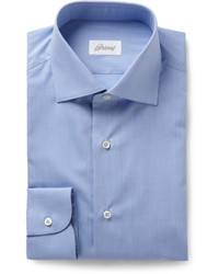Мужская синяя классическая рубашка от Brioni