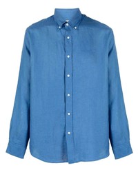 Мужская синяя классическая рубашка от Bluemint