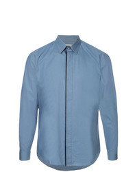 Мужская синяя классическая рубашка от Cerruti 1881