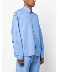 Мужская синяя классическая рубашка от SAGE NATION