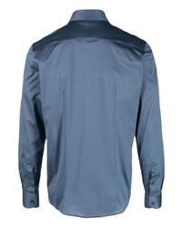 Мужская синяя классическая рубашка от Barba