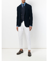 Мужская синяя классическая рубашка от Xacus